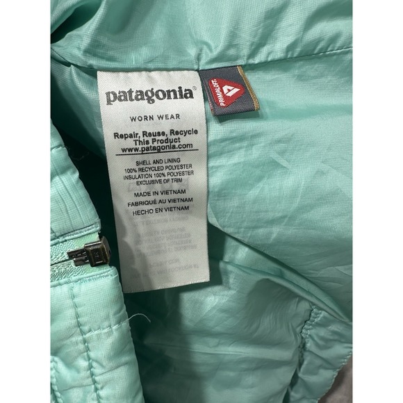 Patagonia Nano Puff Jacket Women Size Small Teal Full Zip 84217 Puffer Primaloft - Picture 8 of 9